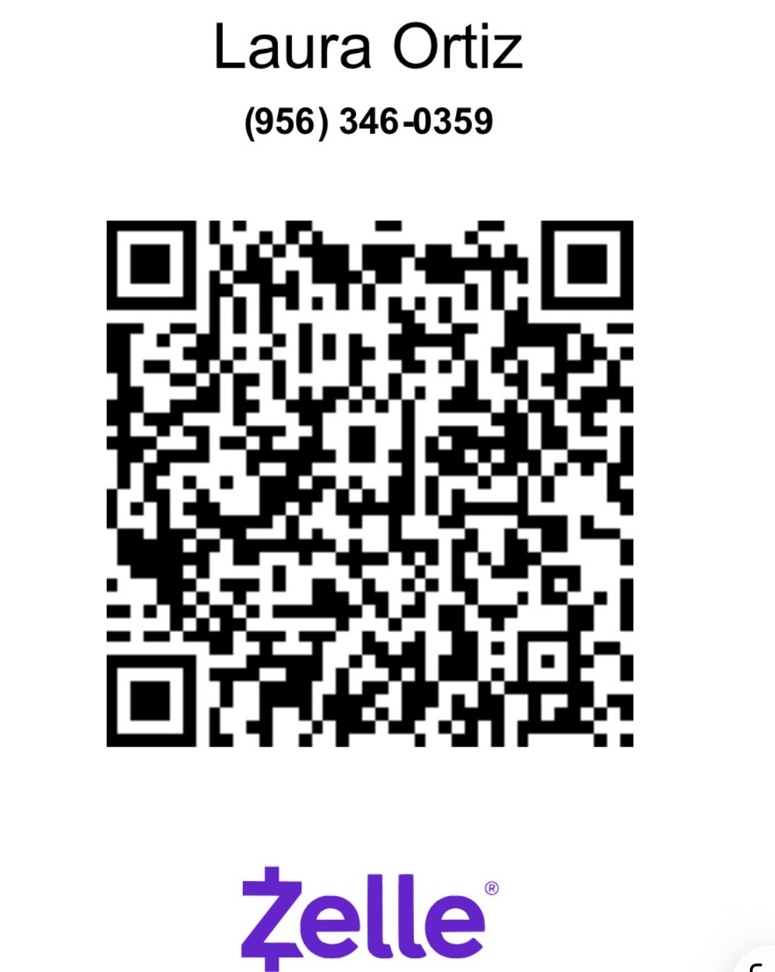 Zelle QR code
